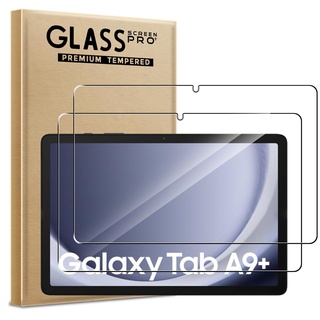 WFTE [2 Stück Schutzfolie Kompatibel für Samsung Galaxy Tab A9 Plus 11.0/A9+ Panzerglas Schutzfolie 9H Härte, Anti-Kratzen,Anti-Öl, Anti-Bläschen Displayschutzfolien für Samsung Tab A9+/A9 Plus 2023