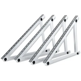 veska Solarmodul-Halterung 114cm für Flachdach Freistehend verstellbar 0-90°