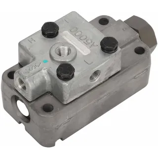 Sklavenventil, Aluminium Legierung A5000 Hitzebeständig Robust Zuverlässig Hohe Härte Getriebe Slave Ventil 4x1/4 Zoll-20X1-3/4 Zoll Montage Universal für LKW