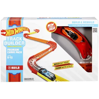 HOT WHEELS Track Builder Unlimited Premium-Kurven-Set Rennbahn