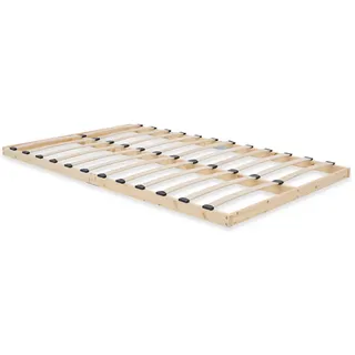 Homestyle4u Lattenrost mit Kopfteil verstellbar 120 x 200 cm