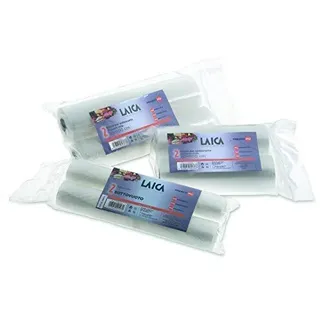 LAICA Vakuumier-Beutel für Vakuumierer Vakuum Beutel 2 Rollen 28x300cm