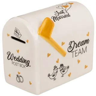 Spardose Brautpaar Geldgeschenk Geschenkidee Hochzeitsgeschenk Just Married Briefkasten »Dream Team«