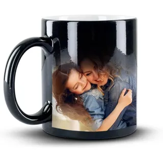 Tasse Selbst Individuell Gestalten/Zaubertasse/Fototasse/Personalisierbar mit Eigenem Foto 330 ml Bedrucken/Fototasse/Geschenk für Frauen & Männer (Magic Mug Color Changing Heat Sublimation Mug Cup)