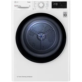 LG RH80V3AV6N Frontlader, 8 kg, Energieeffizienzklasse A++, Weiß