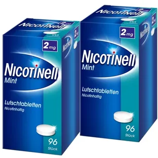 Nicotinell Lutschtabletten 2 mg Mint 2X96 St