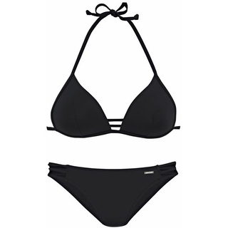 bruno banani Triangel-Bikini Damen schwarz Gr.42 Cup B