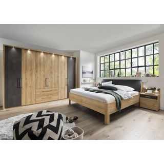 Wiemann Schlafzimmer-Set Madrid 4tlg. Holzoptik Braun Eiche