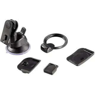 Hama Adapter-Set inkl. Saugnapf-Halterung für Tomtom, 00093723, Schwarz