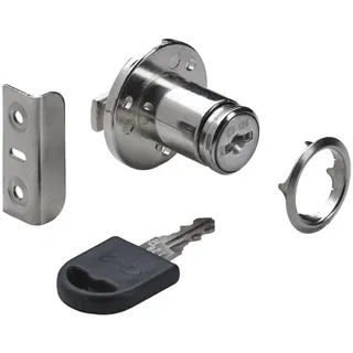 Hettich - Zylinder-klappenschloss Zylinder Ø 18 Mm Mit Flansch 17-23 Mm Möbelbeschläge