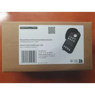 PEARL sports Fahrrad-Smartphonetasche schwarz