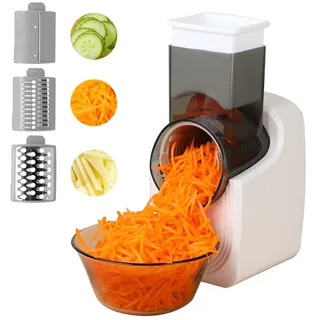 Fuhjythy Elektrischer Gemüsehobel Multifunktionaler Salatbereiter Gemüseschneider für die Küchenbenutzung