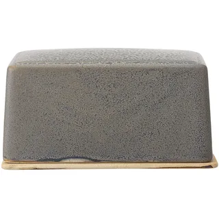 Bloomingville Butterdose Kendra, grau, Keramik