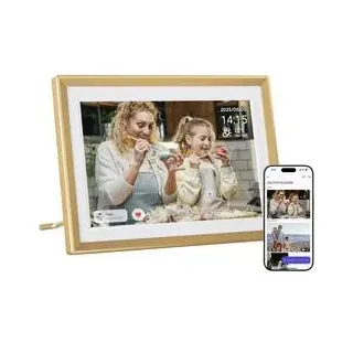 Arzopa D10 gold Digitaler Bilderrahmen 25.7 cm 10.1 Zoll EEK: B (A - G) 1280 x 800 Pixel 32 GB Gold