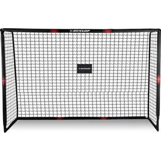 Dunlop Fußballtor 240x160x85 cm – Schwarz/Rot