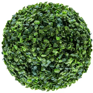 Spetebo Buchsbaumkugel grün Ø 25 cm Ø Garten Deko Buchsbaum Kugel künstlich Buchskugel
