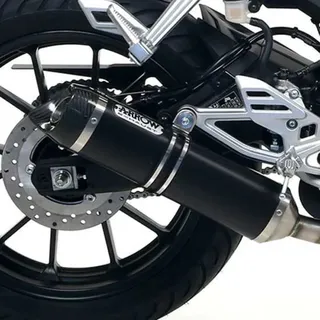 ARROW Street Thunder Aluminium Dark With Carbon End Cap Yamaha Yzf-r 125 ́19-22