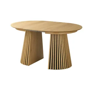 Esstisch ausziehbar  Aaron , holzfarben , Maße (cm): H: 75  Ø: 100