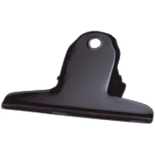 Alco Briefklemmer Metall, fabig lackiert 75mm schwarz 10 Stück,