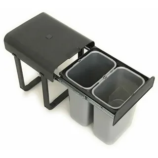 EKOTECH Abfallsammler 16 (2x8) Liter ALADIN für 40 cm Schrankbreite