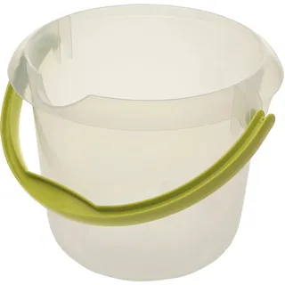 KEEEPER Eimer Mika mit integrierter Mess-Skala 5, Transparent