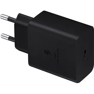 45W Super-Schnell-Ladegerät für Original Samsung Galaxy S23+, S23, S23 Ultra, S24, S24+ S24 Ultra, A35, A55, A25 schwarz 4A Netzteil USB-C-Adapter - Schwarz