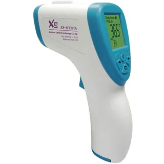 LEYF Digitales Fieberthermometer - Stirnthermometer für Erwachsene,Kinder und Babys - LCD Display Thermometer Kontaktlos - Infrarot Berührungsloses - 3 Farben Bildschirmanzeige - Fieberalarm