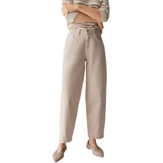 Opus Barrel Jeans Lolah Edgy Beige 38 L28