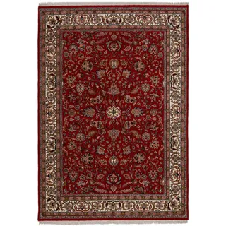 rug and roll Indo Isfahan Orientteppich 40 x 60 cm Rot