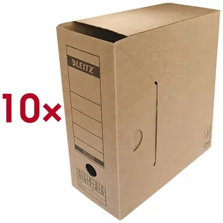Leitz Archivbox 6086-00-00 120mm x 270mm x 325mm Wellpappe Naturbraun
