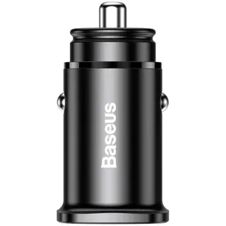 Baseus Smart Mini Auto Ladegerät USB Quick Charge 4.0 & USB-C PD 3.0 Schwarz