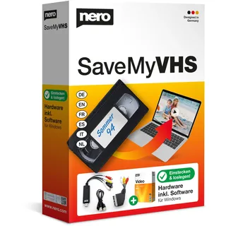 Nero SaveMyVHS | Videobearbeitung | Digitalisieren von Videokassetten | Windows 11/10