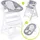 4-tlg. Newborn Set white/stretch grey