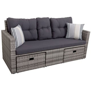 Garden Pleasure Valetta Loungesofa grau/dunkelgrau