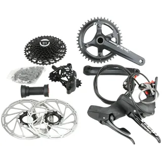 SRAM Apex 1x11 Komplettgruppe Gravel GXP Scheibenbremsen 172.5 mm 42T (1x11-fach)