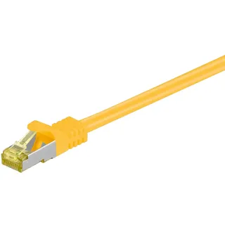goobay Patchkabel S/FTP Cat7 Gelb 1 m
