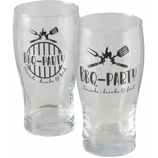 Bierglas BBQ (BHT 8x16x8 cm) - BHT 8x16x8 cm