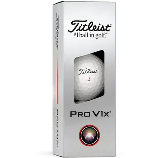 Titleist Pro V1x 3 Golfbälle Weiss
