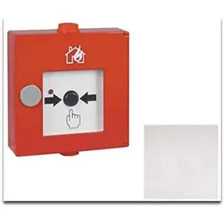 Ersatzglas Dünnglas Scheibe Glas BMA Feuermelder Notschlüsselkasten 80x80mm MBS-FIRE®