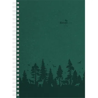 ALPHA EDITION GmbH & Co. KG Wochenplaner Nature Line Forest 2026 - Taschen-Kalender A5 - 1 Woche 2 Seiten - Ringbindung - 128 Seiten - Umwelt-Kalender - mit Hardcover - Alpha Edition