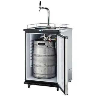 ich-zapfe Fassbierkühlschrank bis zu 50L Fässer (bierbar) - inkl. Schanksäule Elegant und Kompensatorhahn