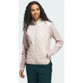 adidas Ultimate365 Quilted Jacke, durchgehender Reißverschluss beige M