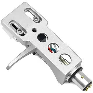 Silver Headshell Plattenspieler-Patrone Stylus passend für Pioneer PLX-1000 PL-518 PL-530 PL-A35 PLX-500 PL-560 PL-200 PL-516 PL-255, Plattenspieler Stylus Ersatz AT-3600L