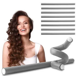 ECENCE 10 Papilotten Lockenwickler flexibler Wickler Locken ohne Hitze