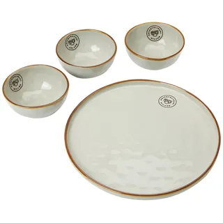 Rose&Tulipani Concerto Pearl Grey Vorspeisen-Set 4-teilig