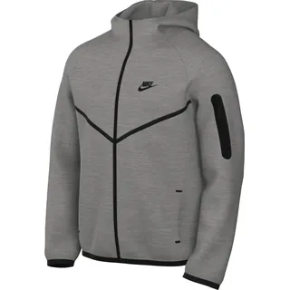 Nike Tech Windrunner Herren Tch Fleece Full Zip Wr Jacke, Dk Grey Heather/Black, M