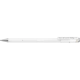 Pentel Kugelschreiber Gel-Tintenroller Weiß 0,4 mm 12 St.