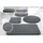 Grau 70 x 110 cm