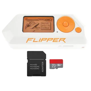 Flipper Zero Starter Kit – Flipper Zero | 32 GB Micro SD Karte bis zu 120 MB/s | MicroSD zu SD Adapter