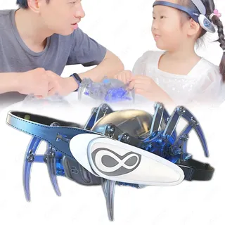 EEG-Meditations-Tracker, Biofeedback-Stirnband mit APP-Spielen, Brainwave-Headset-Nervensensorroboter, mit Brainwave-Spinne, Aufmerksamkeitstrainingsspielzeug, Verbesserung der Gehirnwahrnehmung